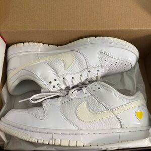 Nike White and Cream Women's Sneakers